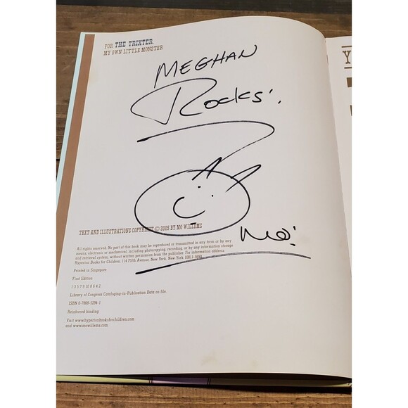 Leonardo, the Terrible Monster by Mo Willems Signed by Author Hardcover - Picture 1 of 4